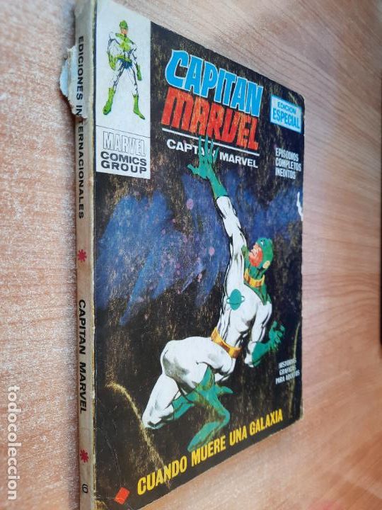 C&oacute;mics: CAPIT&Aacute;N MARVEL N&ordm; 6 -ED. V&Eacute;RTICE A&Ntilde;O 1970 - Foto 2