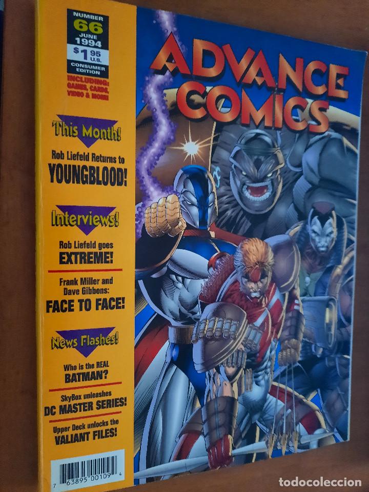 Fumetti: ADVANCE COMICS 66. EN INGL&Eacute;S. CAT&Aacute;LOGO DE COMICS EDITADOS EN EE.UU. JUNIO 84. GRAN TOMO. BUEN ESTADO