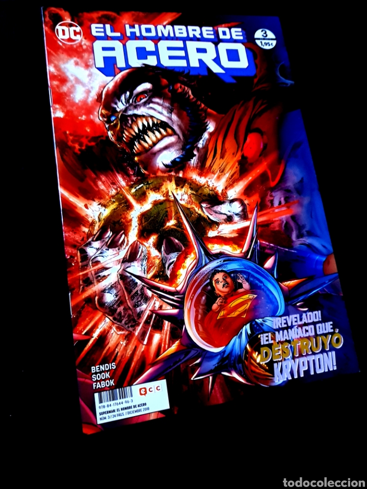 C&oacute;mics: EXCELENTE ESTADO EL HOMBRE DE ACERO 3 DC COMICS ECC - Foto 1