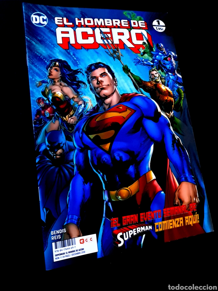 C&oacute;mics: EXCELENTE ESTADO EL HOMBRE DE ACERO 1 DC COMICS ECC - Foto 1