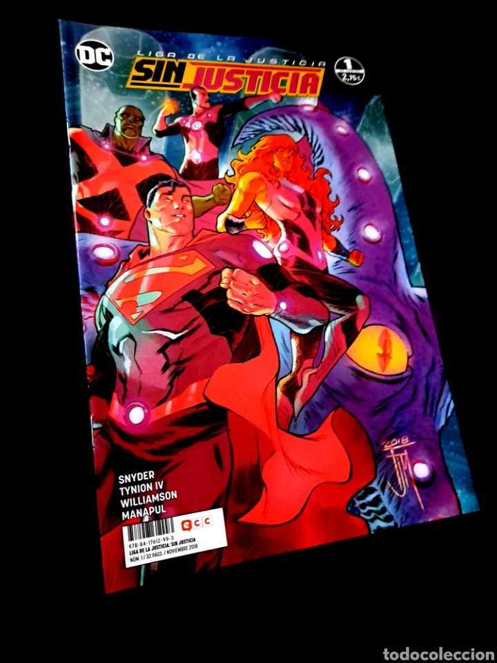 C&oacute;mics: EXCELENTE ESTADO LIGA DE LA JUSTICIA SIN JUSTICIA 1 DC COMICS ECC - Foto 1
