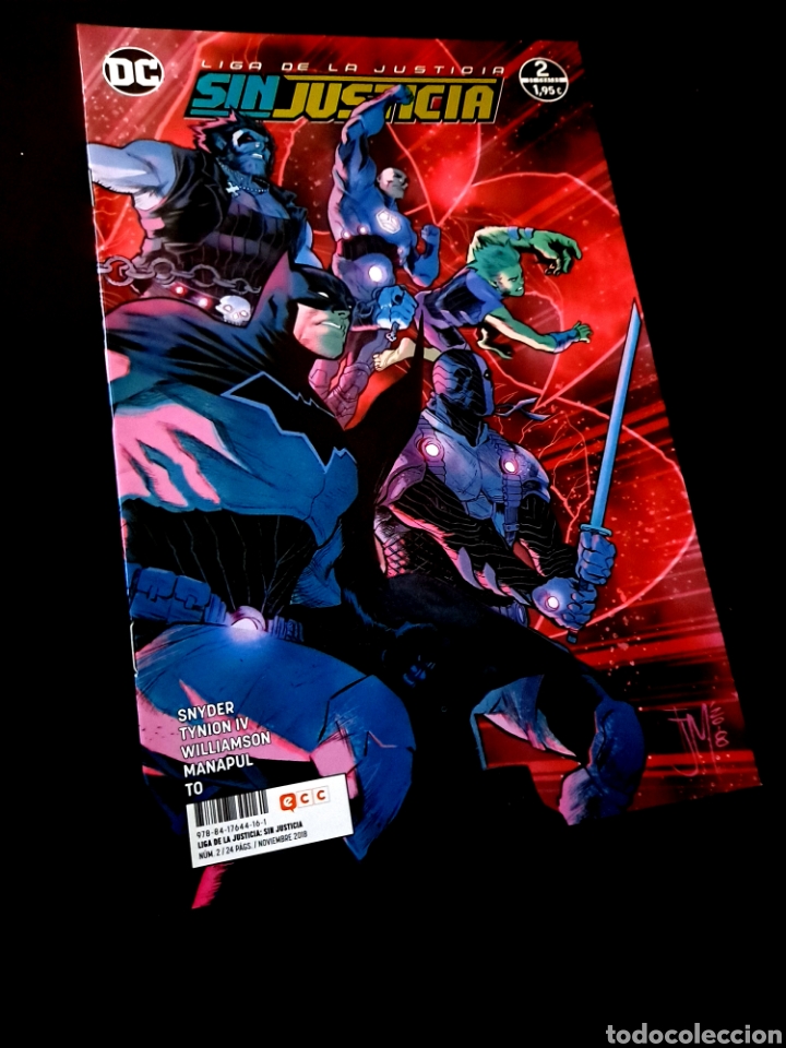 C&oacute;mics: EXCELENTE ESTADO LIGA DE LA JUSTICIA SIN JUSTICIA 2 DC COMICS ECC - Foto 1