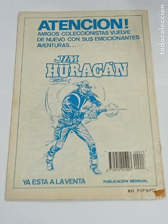 C&oacute;mics: TEBEO. CAPITAN CORAJE. N&ordm; 13. EDICIONES URSU. 1982 - Foto 2