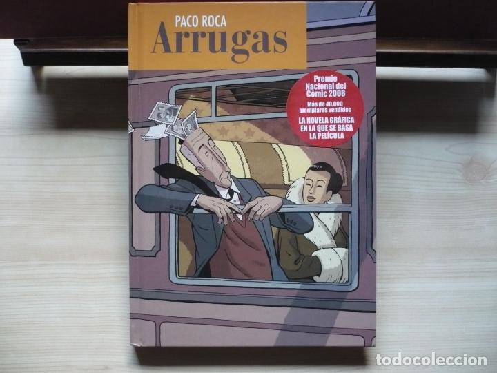 C&oacute;mics: Arrugas. Paco Roca. Astiberri, 2012. Dedicado. - Foto 2