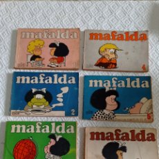 Cómics: MAFALDA. 6 NUMEROS EDICIONES DE LA FLOR.. Lote 315392813