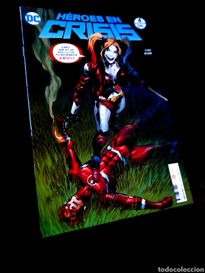 C&oacute;mics: EXCELENTE ESTADO HEROES EN CRISIS 4 DC COMICS ECC - Foto 1