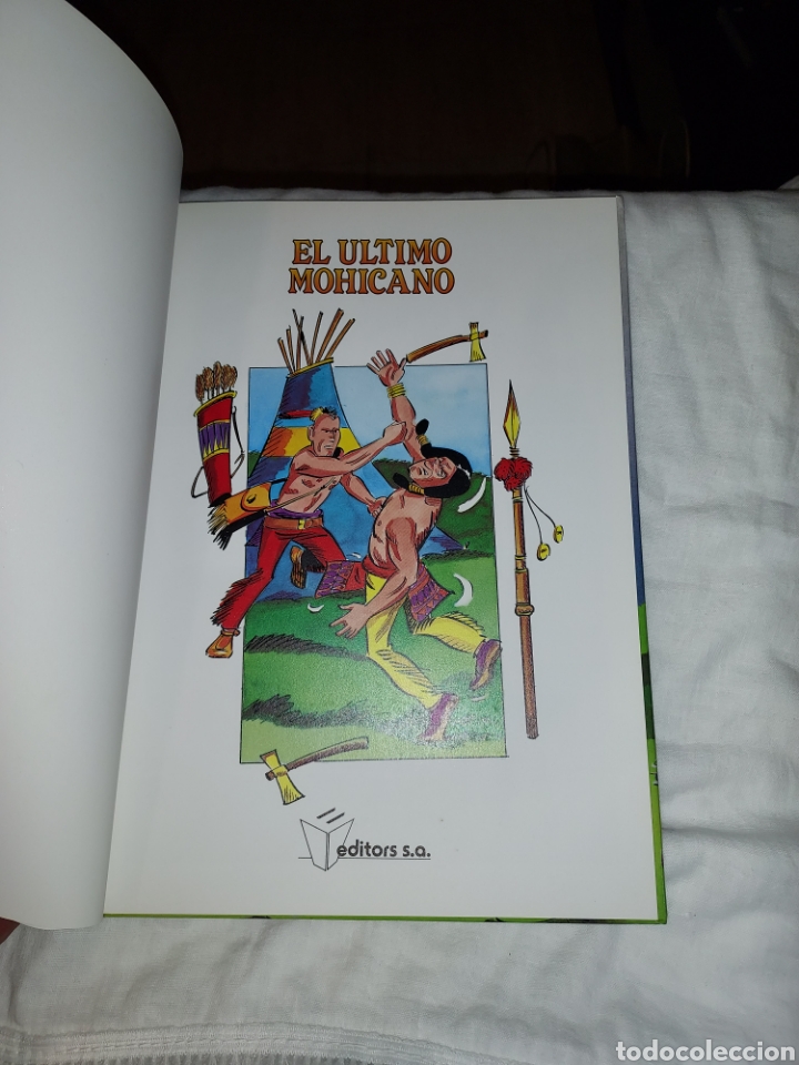 C&oacute;mics: EL ULTIMO MOHICANO.J.FENIMORE COOPER.EDITORS BARCELONA 1992 - Foto 3
