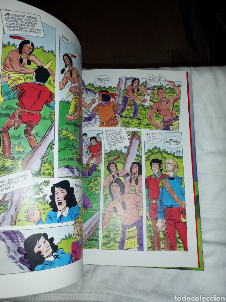 C&oacute;mics: EL ULTIMO MOHICANO.J.FENIMORE COOPER.EDITORS BARCELONA 1992 - Foto 4