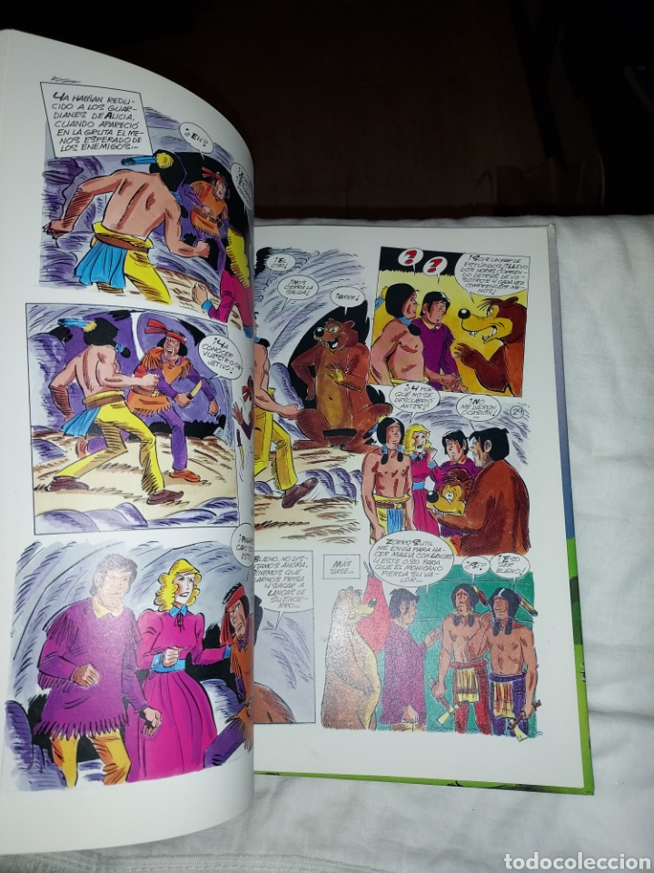 C&oacute;mics: EL ULTIMO MOHICANO.J.FENIMORE COOPER.EDITORS BARCELONA 1992 - Foto 5