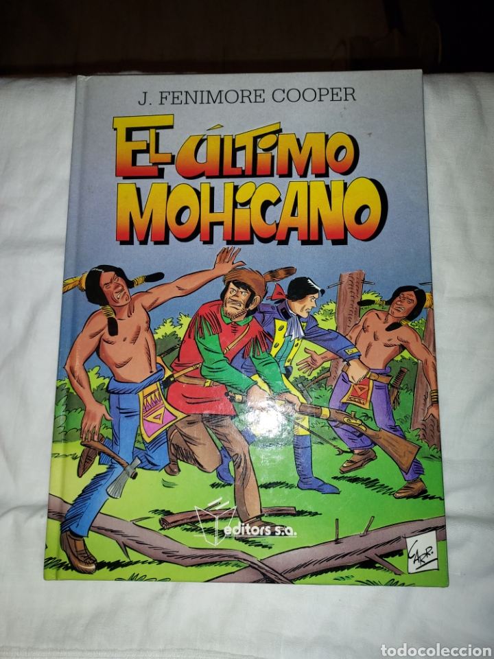 C&oacute;mics: EL ULTIMO MOHICANO.J.FENIMORE COOPER.EDITORS BARCELONA 1992 - Foto 1