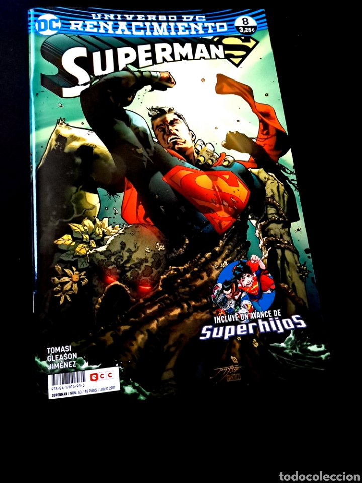 C&oacute;mics: DE KIOSCO SUPERMAN RENACIMIENTO 8 DC ECC COMICS - Foto 1