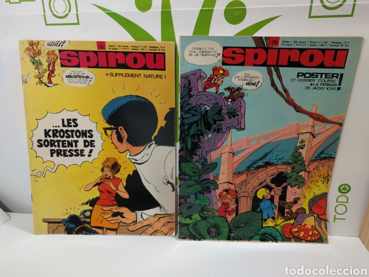 C&oacute;mics: Lote de 83 Revistas Spirou. - Foto 5