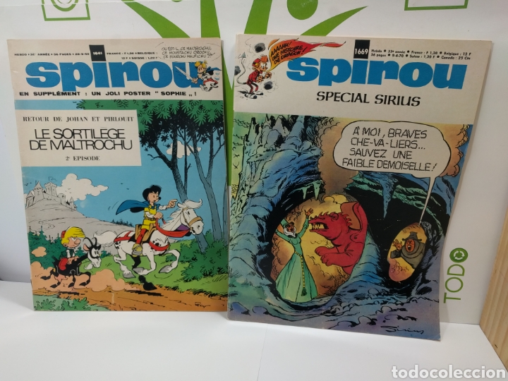C&oacute;mics: Lote de 83 Revistas Spirou. - Foto 13