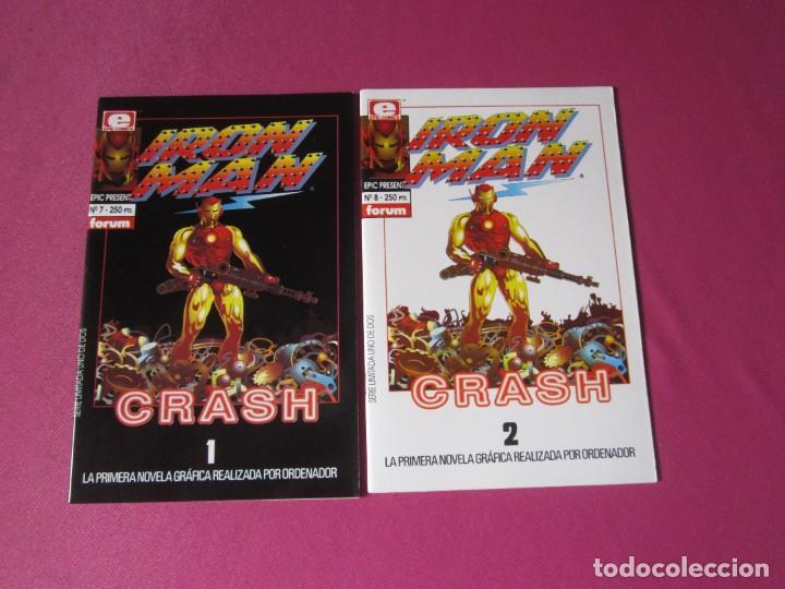 C&oacute;mics: IRON MAN CRASH 2 COMPLETA EPIC COMICS FORUM EXCELENTE L44 - Foto 3