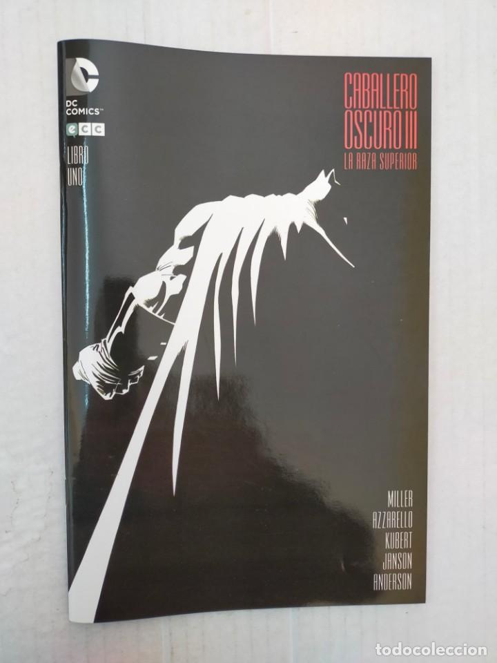 C&oacute;mics: CABALLERO OSCURO III. LA RAZA SUPERIOR, LIBRO UNO. Miller, Azzarello, Kubert. ECC - Foto 1