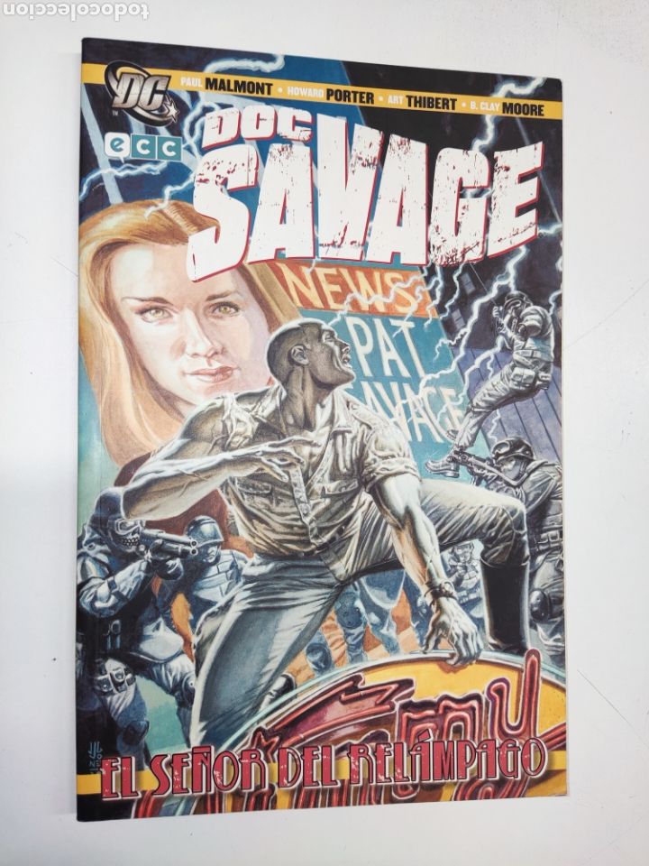 C&oacute;mics: DOC SAVAGE EL SE&Ntilde;OR DEL REL&Aacute;MPAGO ( EL HOMBRE DE BRONCE VERTICE ) ECC - Foto 1