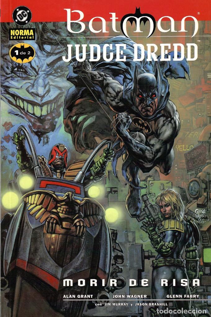 C&oacute;mics: BATMAN JUDGE DREDD 1 DE 2 MORIR DE RISA DC 2000 - Foto 1