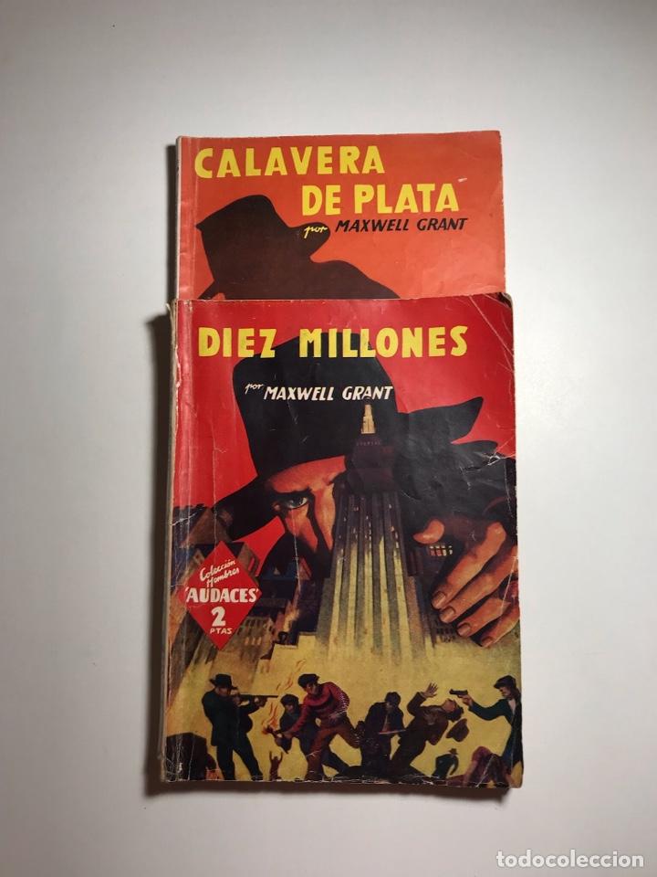 C&oacute;mics: DIEZ MILLONES Y CALAVERA DE PLATA DE MAXWELL GRANT A&Ntilde;O 1945 Y 1948 - Foto 1