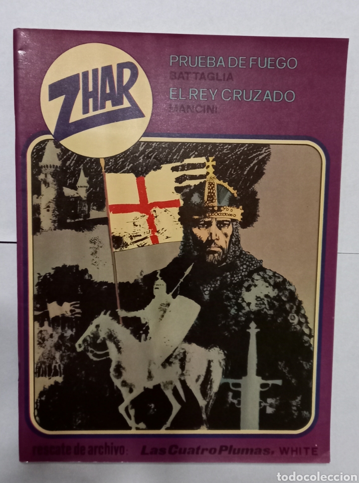 C&oacute;mics: C&oacute;mic vintage Zhar El Rey Cruzado 1983