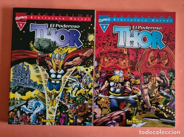 C&oacute;mics: biblioteca marvel - thor 1 a 8 - Foto 3