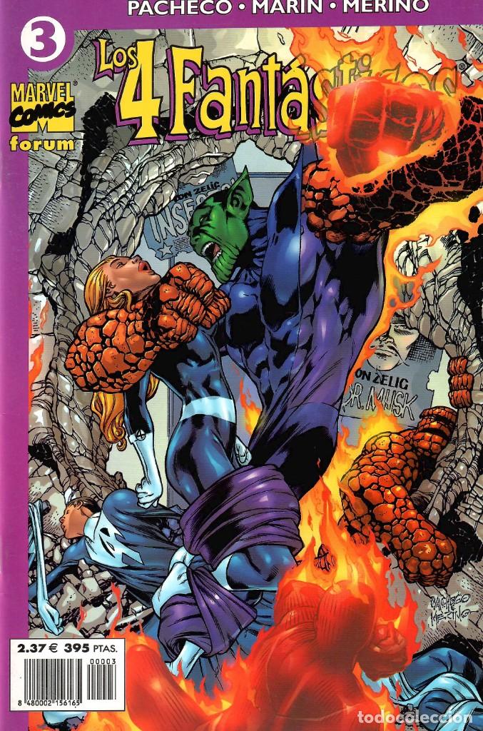 C&oacute;mics: LOS 4 FANTASTICOS N&ordm; 3 VOL 4 MARVEL 2001 - Foto 1