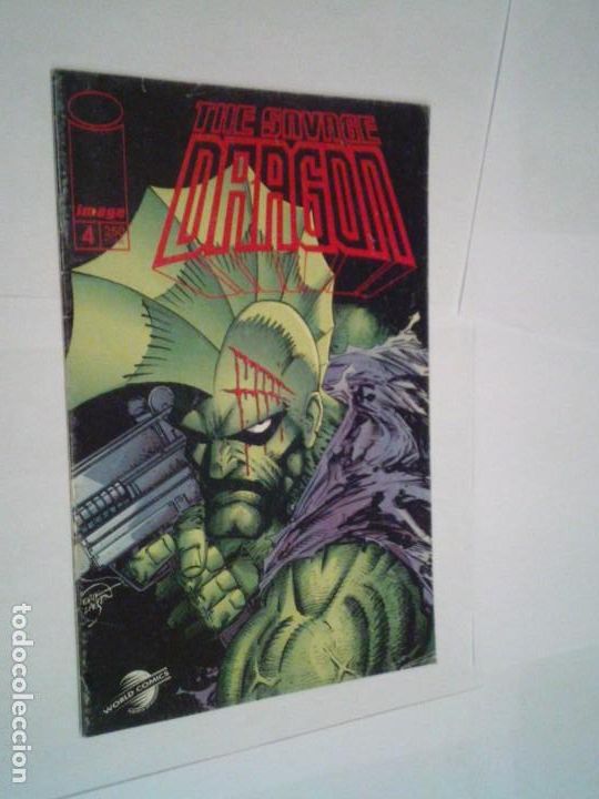 C&oacute;mics: THE SAVAGE DRAGON - NUMERO 4 - EDITORIAL IMAGE - WORLD COMICS - GORBAUD - CAJON 2 - Foto 1