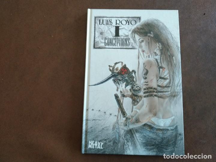 C&oacute;mics: Luis Royo. Conceptions 1. Heavy Metal. - Foto 1