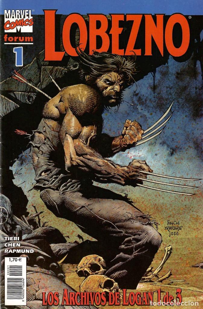 C&oacute;mics: LOBEZNO LOS ARCHIVOS DE LOGAN 1 DE 3 MARVEL 2003 - Foto 1