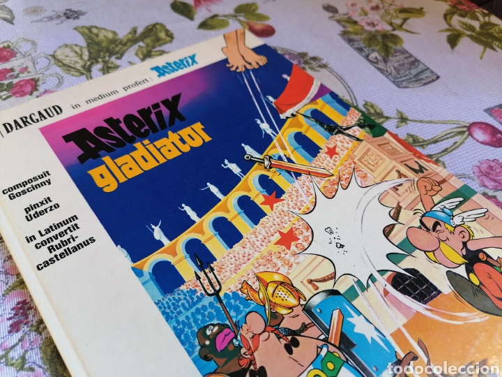 C&oacute;mics: ASTERIX GLADIATOR.RARA EDICI&Oacute;N EN IDIOMA LATIN - Foto 2
