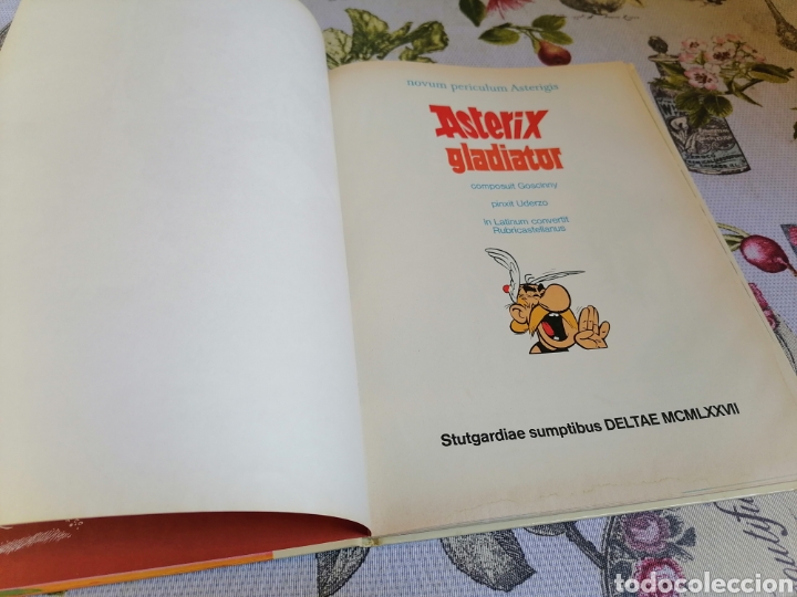 C&oacute;mics: ASTERIX GLADIATOR.RARA EDICI&Oacute;N EN IDIOMA LATIN - Foto 5