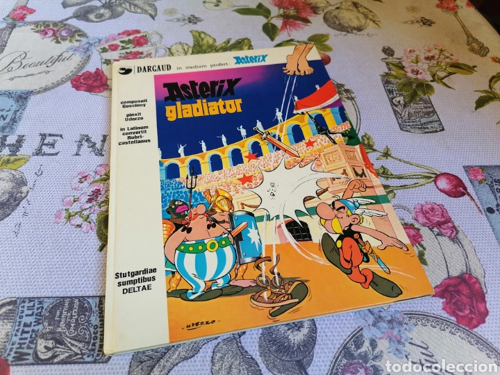 C&oacute;mics: ASTERIX GLADIATOR.RARA EDICI&Oacute;N EN IDIOMA LATIN - Foto 1
