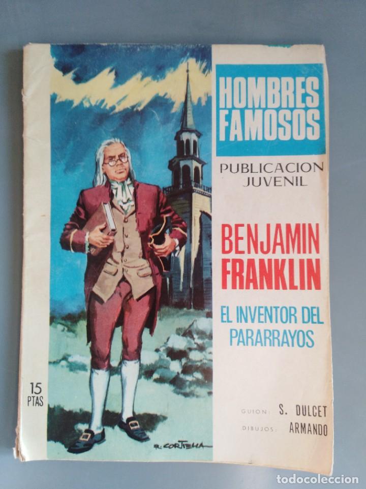 C&oacute;mics: Comic - hombres famosos, Benjam&iacute;n Franklin (994) - Foto 1