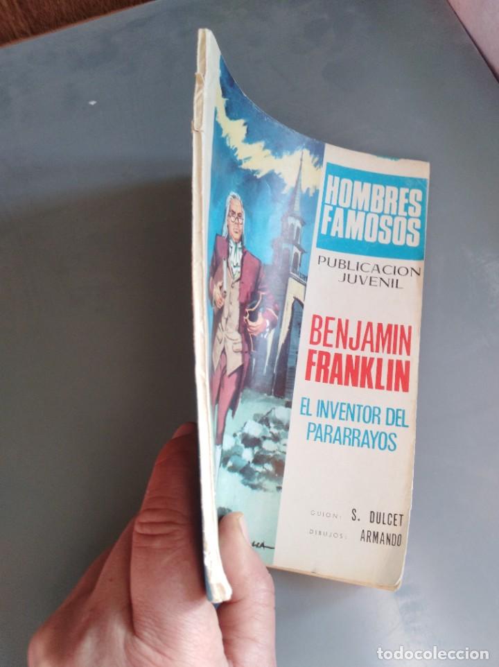C&oacute;mics: Comic - hombres famosos, Benjam&iacute;n Franklin (994) - Foto 2