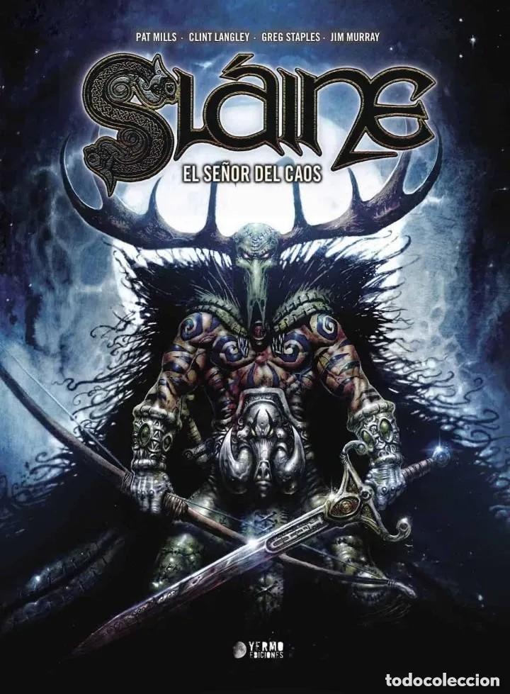 C&oacute;mics: SLAINE N&ordm; 2 EL SE&Ntilde;OR DEL CAOS - YERMO - CARTONE - IMPECABLE - OFI15T - Foto 1
