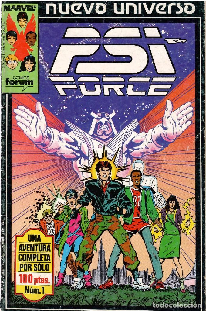 C&oacute;mics: PSI FORCE N&deg; 1 MARVEL 1988 - Foto 1