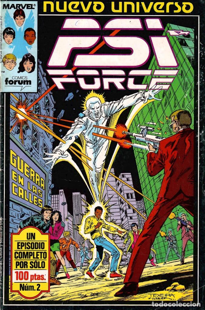 C&oacute;mics: PSI FORCE N&ordm; 2 MARVEL 1988 - Foto 1