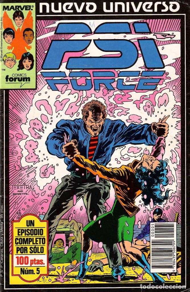 C&oacute;mics: PSI FORCE N&ordm; 5 MARVEL 1988 - Foto 1