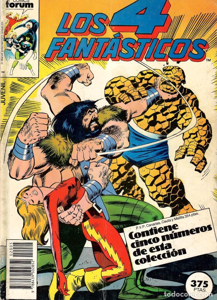 C&oacute;mics: LOS 4 FANTASTICOS N&ordm; 71 AL 75 MARVEL 1989 - Foto 1