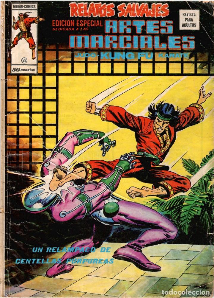 Comics : RELATOS SALVAJES N&ordm; 29 ARTES MARCIALES ADULTOS VERTICE 1975