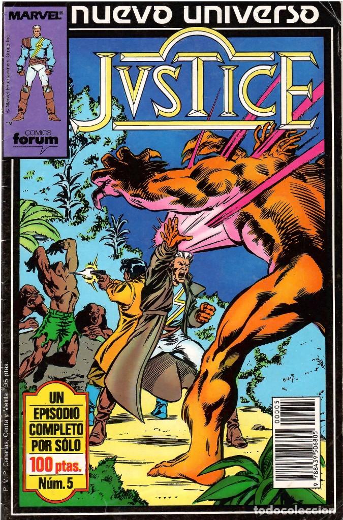 C&oacute;mics: JUSTICE N&ordm; 5 MARVEL 1988 - Foto 1