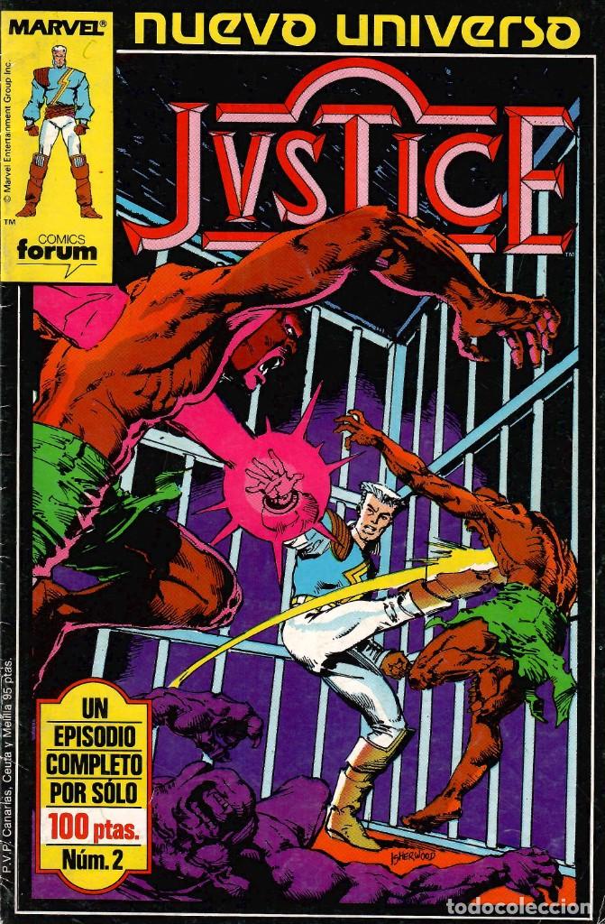 C&oacute;mics: JUSTICE N&ordm; 2 MARVEL 1988 - Foto 1