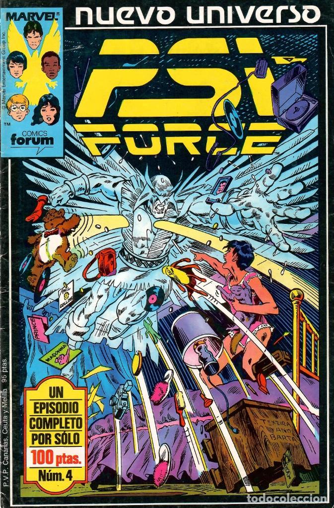 C&oacute;mics: PSI FORCE N&ordm; 4 MARVEL 1988 - Foto 1
