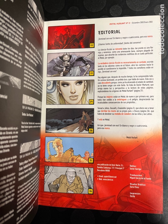 C&oacute;mics: METAL HURLANT N.2 LA INVASI&Oacute;N Ed DEVIR IBERIA ( 2003 ) - Foto 3