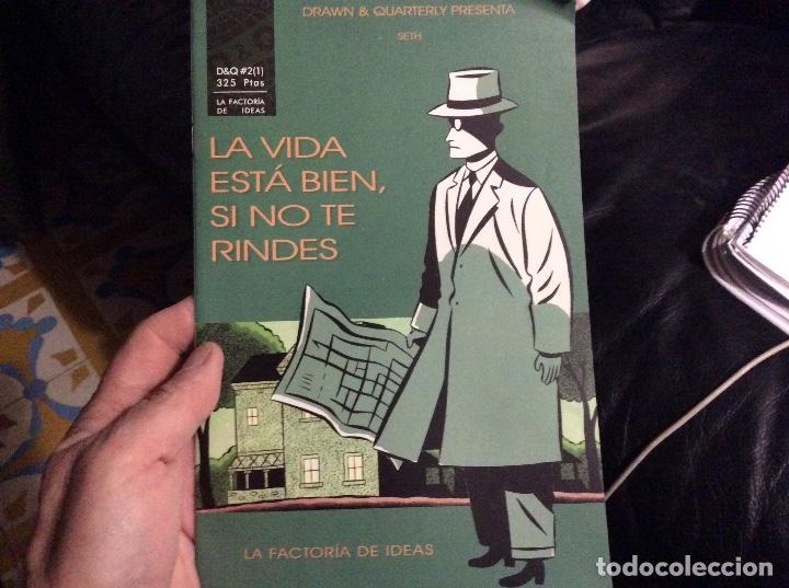 Comics: LA VIDA ESTA BIEN SI NO TE RINDES #1 (DRAWN & QUARTERLY pick