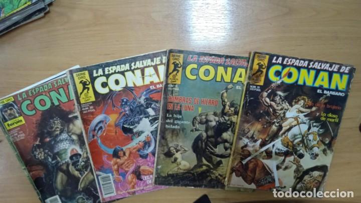 C&oacute;mics: LOTE CONAN EL B&Aacute;RBARO SERIE ORO - Foto 1