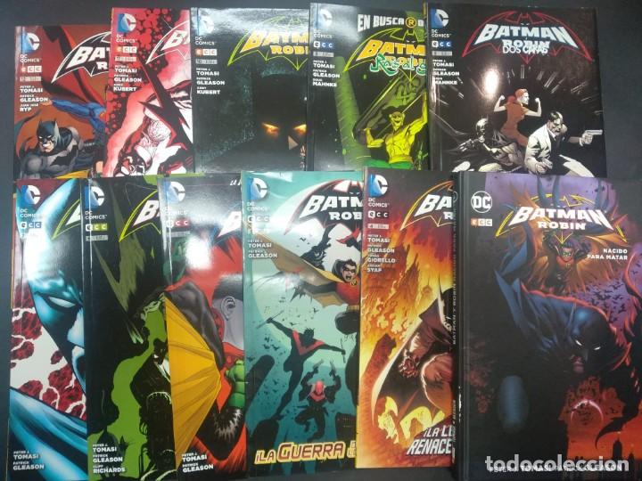 C&oacute;mics: BATMAN Y ROBIN PETER J. TOMASI COMPLETO 12 N&Uacute;MEROS (2 VAN EN UN TOMO) ECC DC COMICS - Foto 1