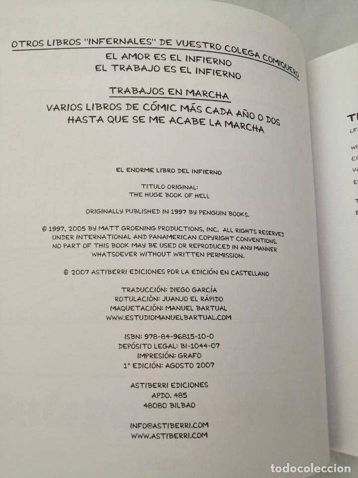 C&oacute;mics: EL ENORME LIBRO DEL INFIERNO (PRIMERA EDICI&Oacute;N) - Foto 3