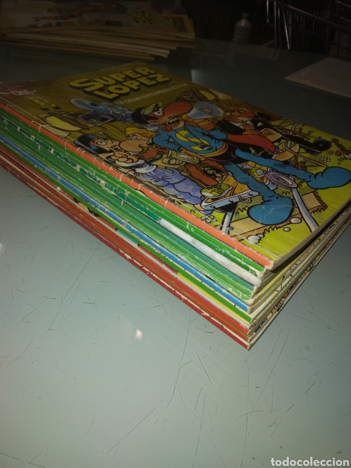 C&oacute;mics: Ole, Super L&oacute;pez, desde SL 9 al SL 22, 14 tomos - Foto 1