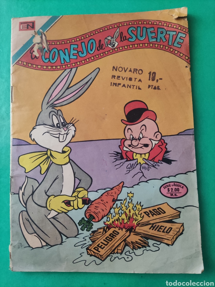 C&oacute;mics: Revista infantil. EL CONEJO DE LA SUERTE.Serie &Aacute;guila.