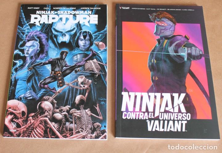 C&oacute;mics: VALIANT NINJAK --- Rapture --- Contra el Universo --- Medusa Comics, color, como NUEVOS - y sueltos